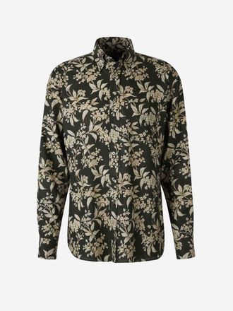 Tom Ford Floral Motif Shirt
