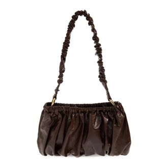 Marni Shoulder Bags, female, Brown, Size: ONE SIZE Leather Bag