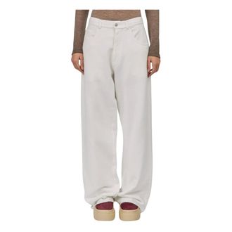 Maison Margiela Mujer, Pantalones, Blanco, Talla: M