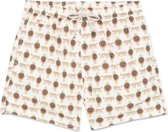 MC2 Saint Barth Zwembroek met print - Beige