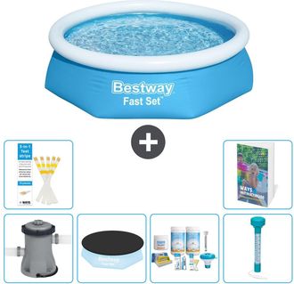 Bestway Piscina Bestway Fast Set Redonda - 244x61 Cm - 7-piezas S226
