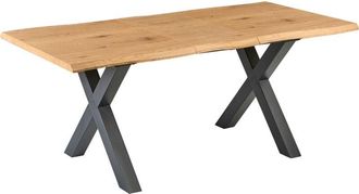 Beliani Extending Dining Table BRONSON Brown 140/180 cm 90 cm