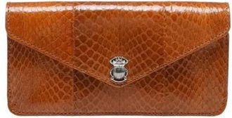 CLARIS VIROT Alex Long Wallet - Dames - Portefeuilles - Bruin - ONE Size - Leer - Accessoires