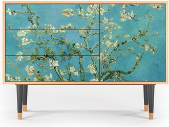 StoryZ Aparador azul 3 cajones y 1 puerta L 115 cm