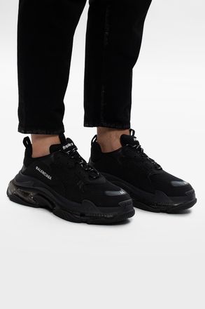 Balenciaga Triple S Sneakers, Mens, Black