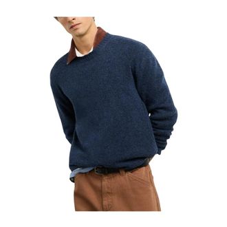 Pepe Jeans London Truien & Vesten, Heren, Blauw, XL, Wol, Deacon Crew