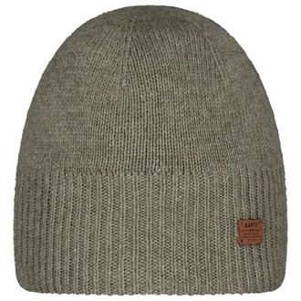 Barts Lacke Beanie M&uuml;tze f&uuml;r Herren | grau/oliv