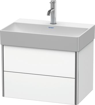 Duravit Duravit Xsquare Meuble Sous-lavabo Compact, Suspendu, 2 Tiroirs