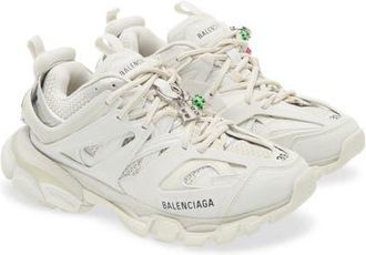 Balenciaga Track Charms Sneaker in White at Nordstrom, Size 10Us