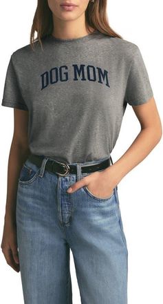 Favorite Daughter Dog Mom T-Shirt in Heather Grey W/Na at Nordstrom, Size X-Small