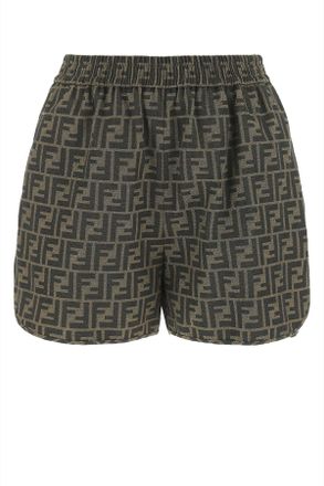 Fendi Short Ff Canvas