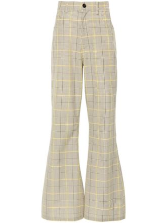 Marni Pantaloni a quadretti - Giallo