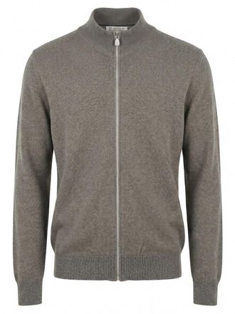 Brunello Cucinelli Zip-Front Cardigan