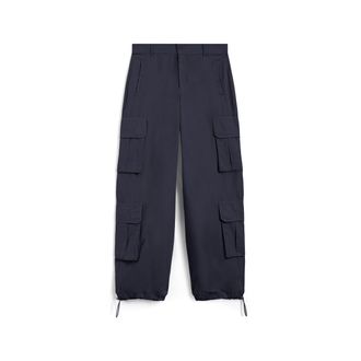 Freddy Pantaloni cargo baggy fit in popeline con quattro tasconi