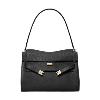 Tory Burch Tory Burch, Shoulder Bags, female, Black, Size: ONE SIZE Lee Radziwill Large Bag