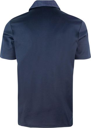 Paul & Shark Mens Polo Shirt Aqua Touch Blue Cotton T-shirts And Polos