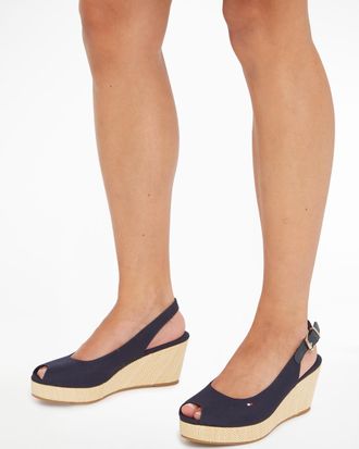 Tommy Hilfiger Iconische Elba Sling Back Wedge
