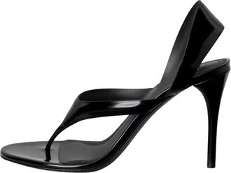 Generic Women Round Toe High Heel Sandals Business Casual Slip On Party Holiday Dress Shoes Black