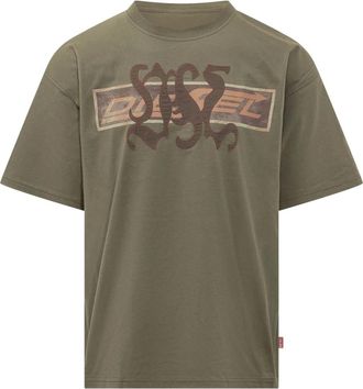 Diesel Hombre, Camisetas, Verde, Talla: XL