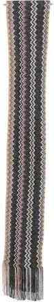 Missoni Zigzag-knit Fringed Scarf