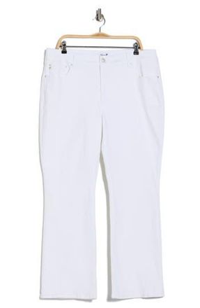 Seven 7 Tummyless Bootcut Jeans in White at Nordstrom Rack, Size 22W