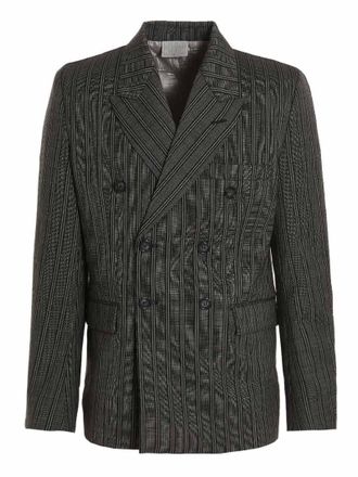 VTMNTS Mens Blazer Tonal Double Breasted Tailored