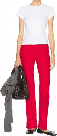 Mother The Kick It Jeans In Tango Red