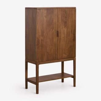 Sklum Aparador Alto 90x45 Cm En Madera De Mango Kenscoff Sklum