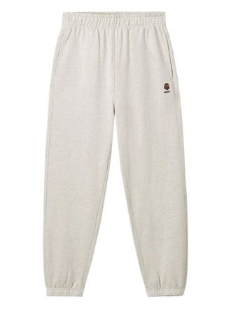 Fingercroxx Trainingsbroek met logopatch - Beige