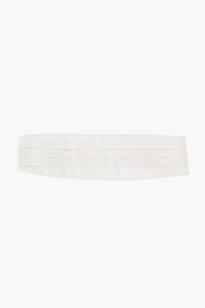 Corneliani Pleated Satin Cummerbund size One Size