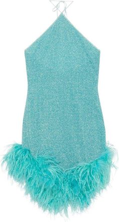 Os&eacute;ree Lumiere Plumage Necklace Dress