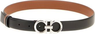 Ferragamo Accessoires, Dames, Zwart, 75 CM, Stijlvolle Riem Collectie
