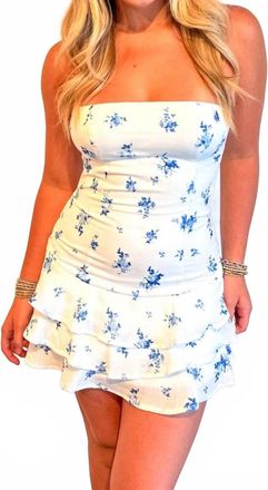 Cotton Candy L.A. Summer Crush Dress In Blue