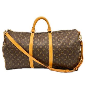 Louis Vuitton Pre-owned Monogram Boston Bag - unisex - Louis Vuitton Vintage - Vintage Weekend Bags - Brown - ONE SIZE - Pre-owned