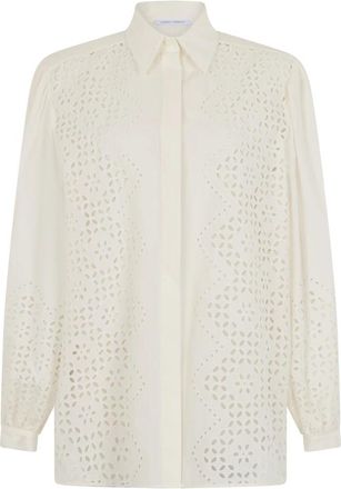 Alberta Ferretti Blouses & Shirts - Dames - Overhemden - Wit - S - Overhemden