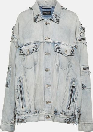 Balenciaga Cagole oversized denim jacket