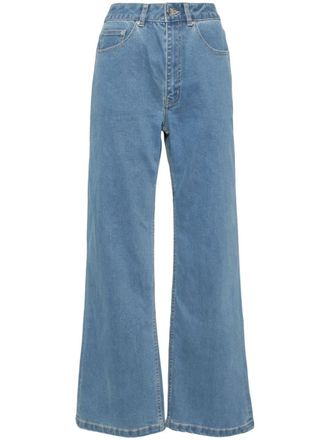 Izzue flared jeans - women - Cotton/Polyester/Cellulose Acetate - 26 - Blue