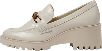 Dolce Vita HarIen Ivory Crinkle Patent HARLEN-104 Womens