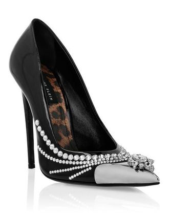 Philipp Plein Patent Leather Decollete Hi-Heels Women in Black at Nordstrom, Size 40