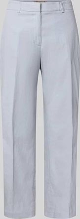 Christian Berg Straight Fit Stoffhose aus Leinen-Mix in Hellblau, Gr&ouml;&szlig;e 44