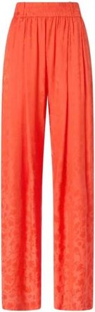 Pinko Wide Broeken - Dames - Wijde Broeken - Oranje - XS - Broeken