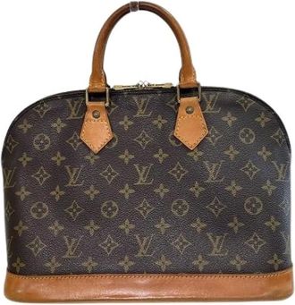 Louis Vuitton Pre-owned Handbags, female, Brown, Size: ONE SIZE Pre-owned Alma Monogram Handbag