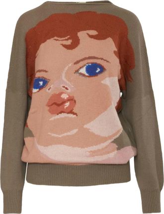 Krizia Maglione Face - Marrone