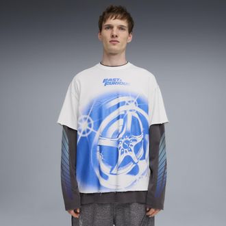 Puma T-shirt oversize PUMA x FAST & FURIOUS da uomo, Abbigliamento, Bianco, XXL