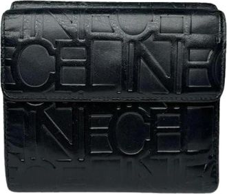 Celine Pre-owned Leather Wallet - unisex - Vintage Accessoires - Zwart - ONE Size - Leer - Vintage