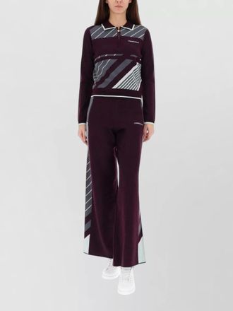 Casablanca merino wool knitted trousers