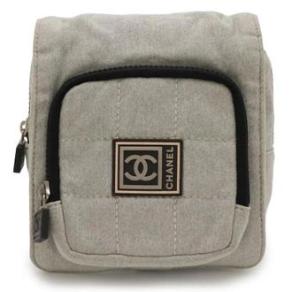Chanel Pre-owned Belt Bags, female, Gray, Size: ONE SIZE Pre-owned Belt Bag
