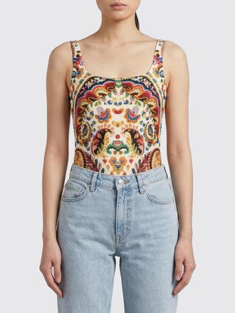 Etro Costume da bagno intero in nylon stampa paisley Etro