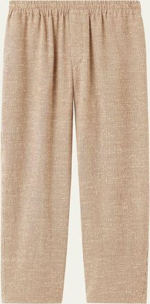 Loro Piana Mens Orlando Linen and Silk Stretch Trousers