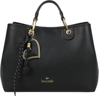 Braccialini Tassen, Dames, Zwart, ONE Size, Satijn, Beth Handbag